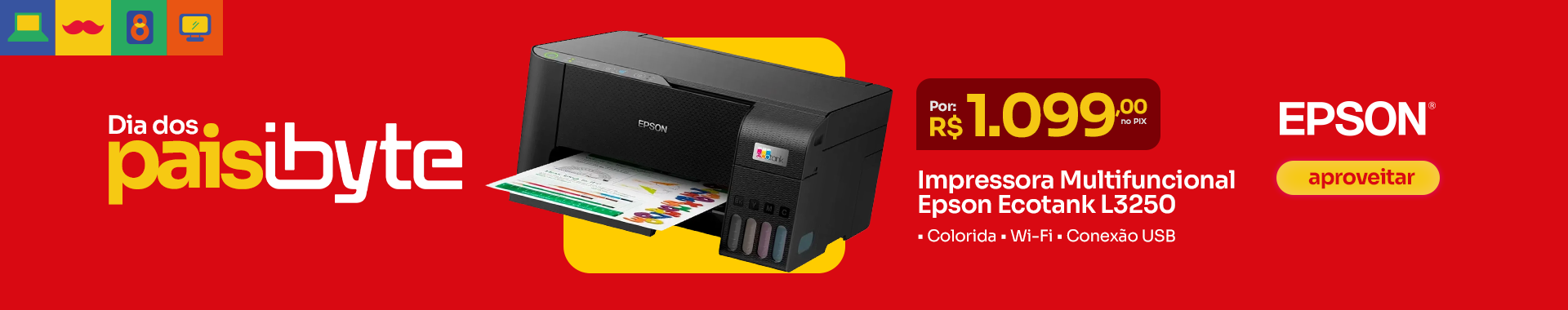 [PARCERIA] EPSON - Dia dos Pais - Destaque